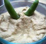 Hummus Dip with Snap Peas