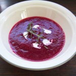Chilled Apple Beet Soup