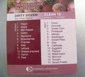 Healthy Eating Tip: Avoid the Dirty Dozen