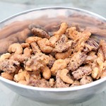Sugared Nuts in a Dish