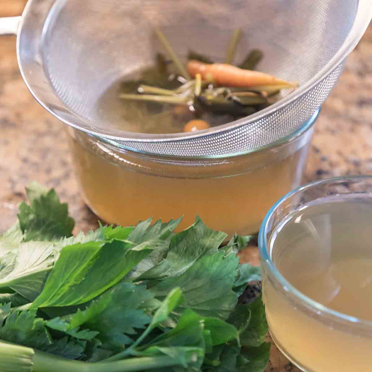 Making Chicken Bone Broth