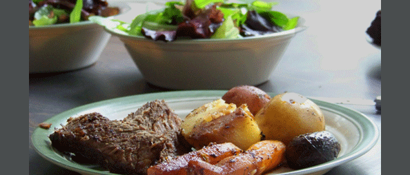 Beating the Heat: Pot Roast From an Improvised Summer Kitchen