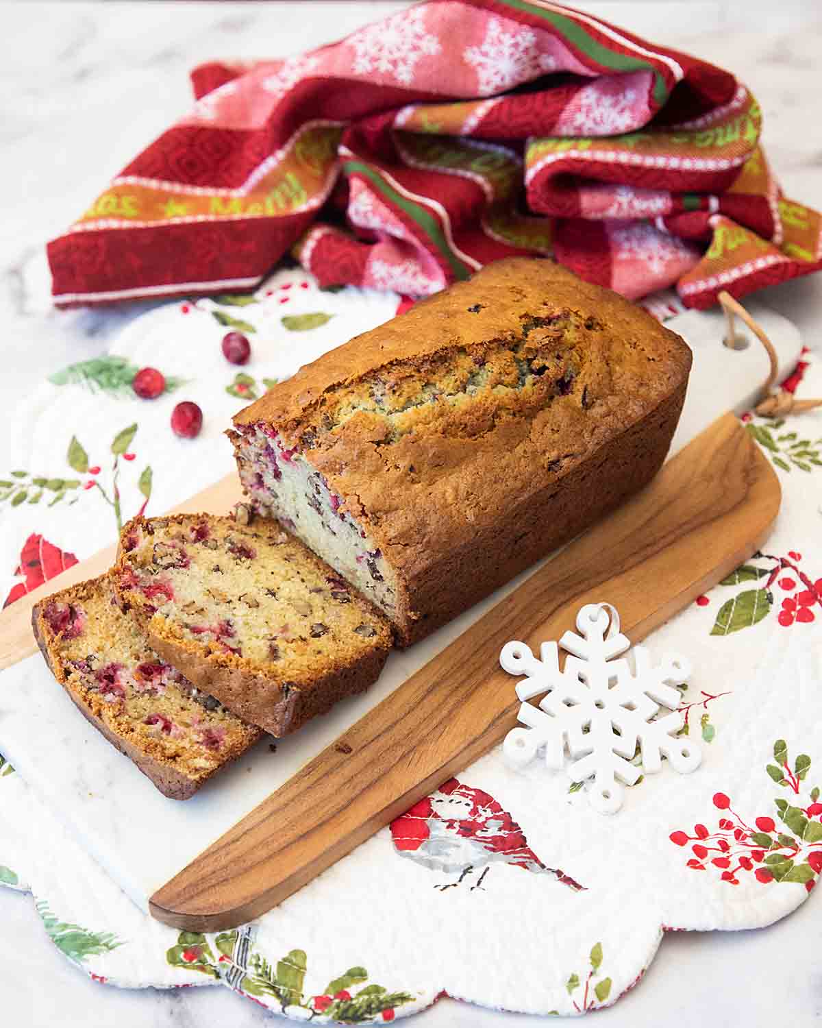 Quick Cranberry Pecan Bread