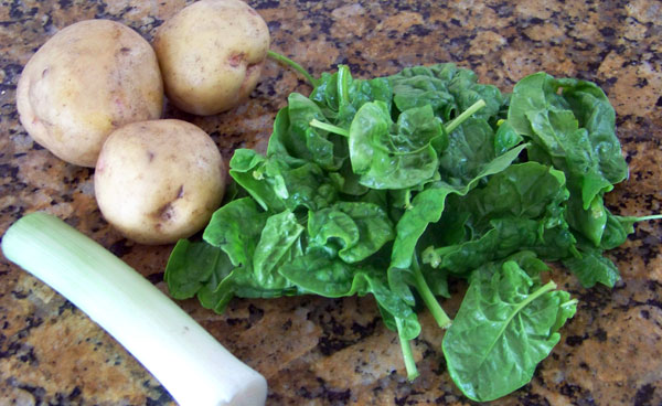 Favorite Fall Soup: Spinach Potato Leek Favorite Fall Soup: Spinach Potato Leek