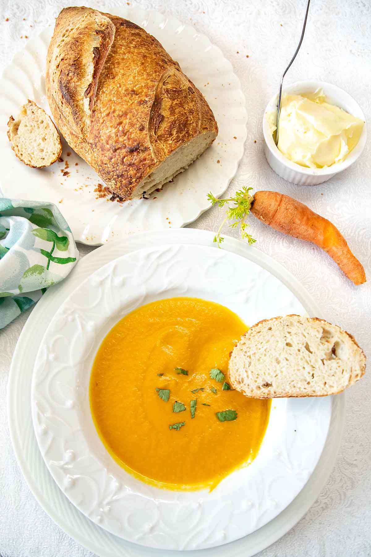 Carrot Ginger Soup - The Forked Spoon