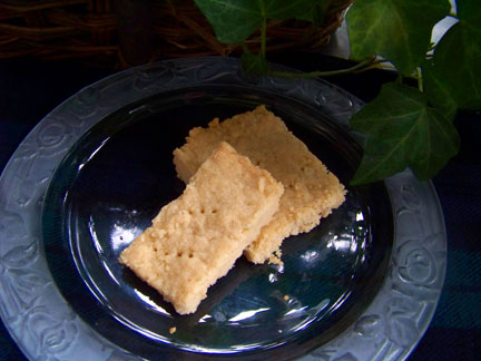 Shortbread Cookie Snowflakes… or Squares… or Thistles if You Are Lucky