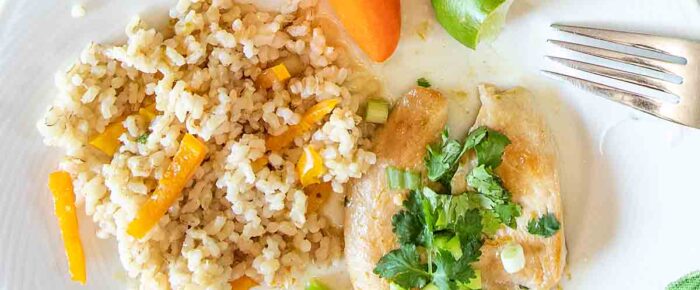 One Pan Thai Coconut Lime Chicken