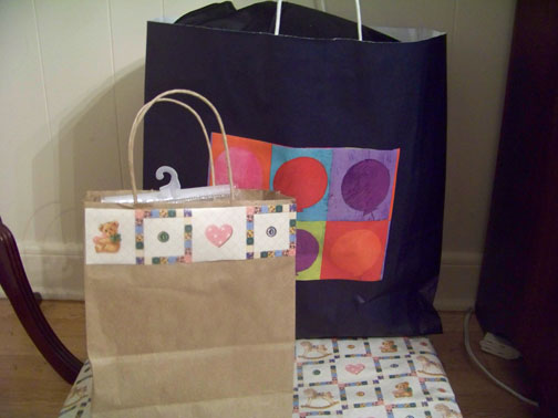 Homemade gift bags