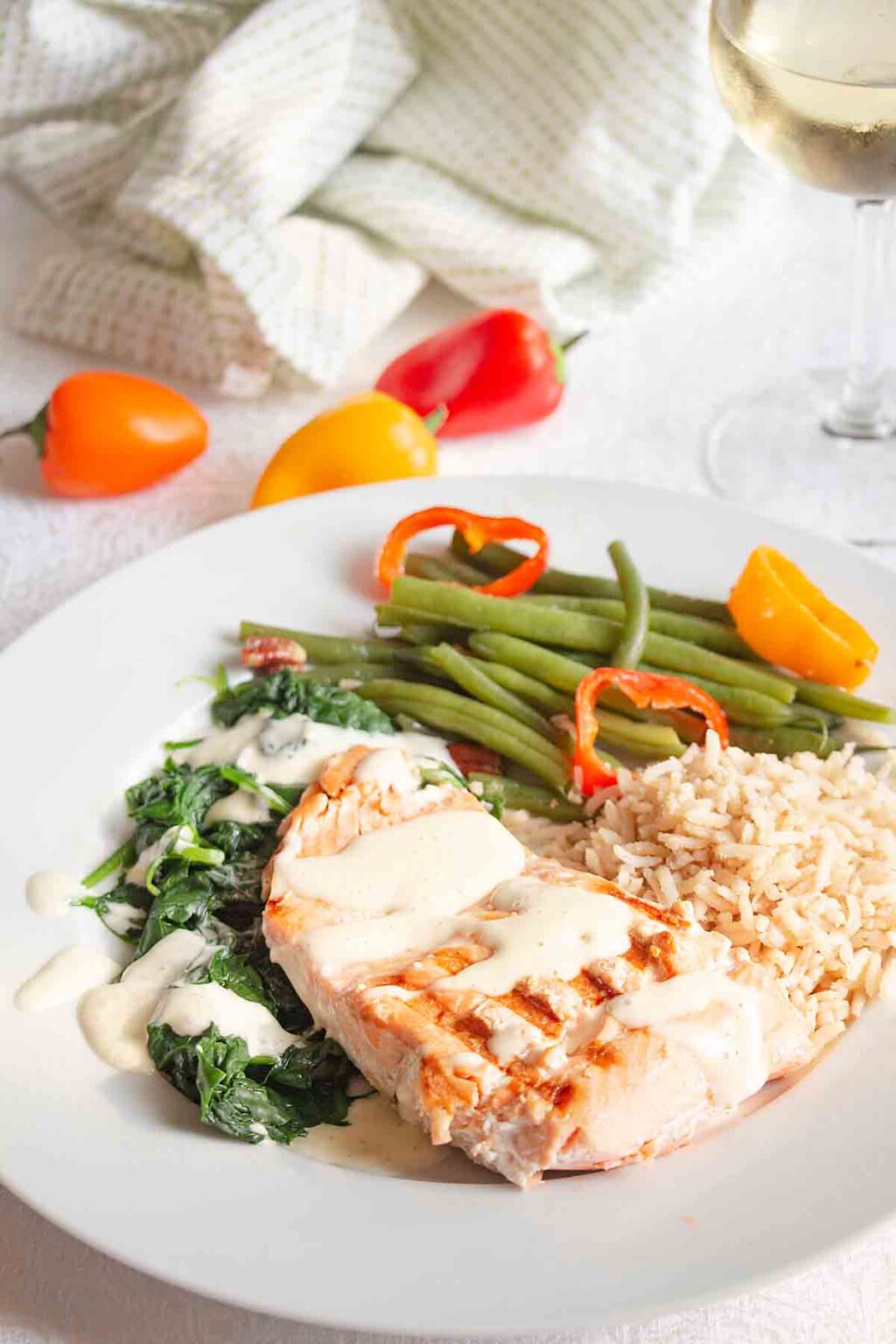 Easy Salmon Florentine Art of Natural Living