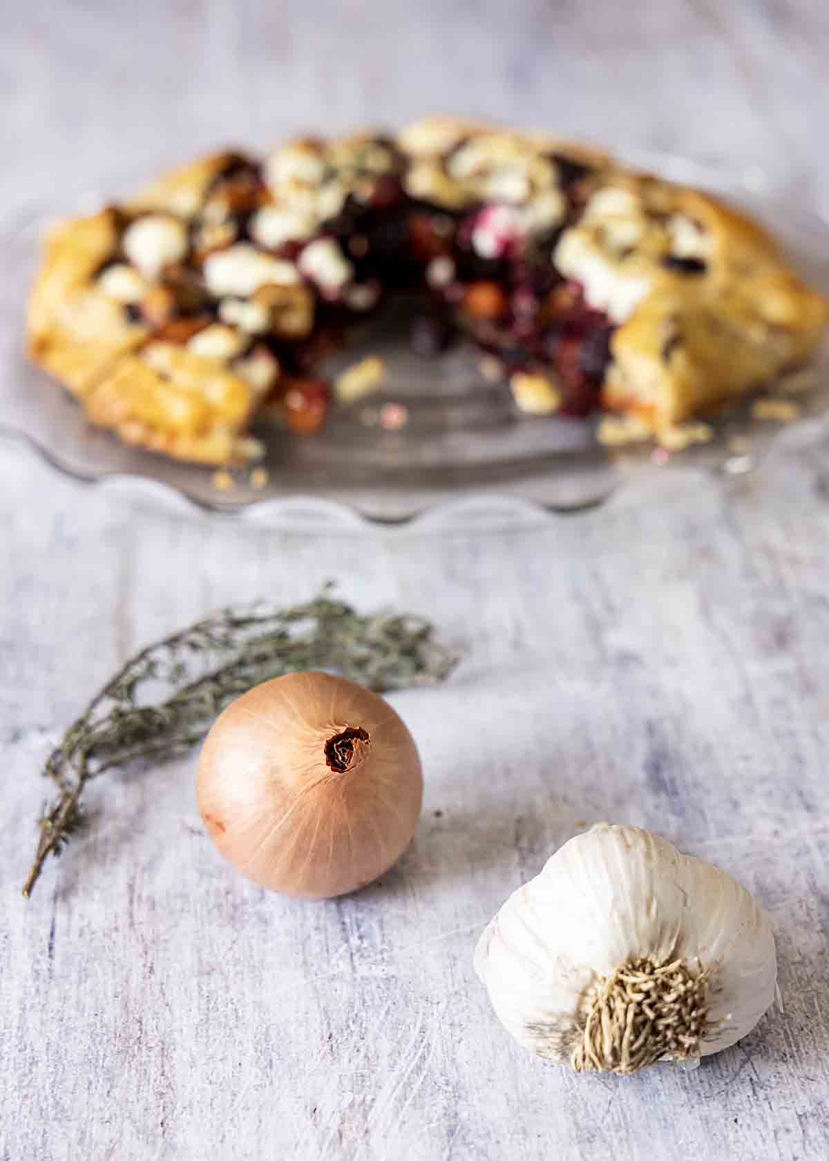 Roast vegetable galette