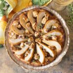 Caramelized Onion Pizza with Goat Cheese and Pears