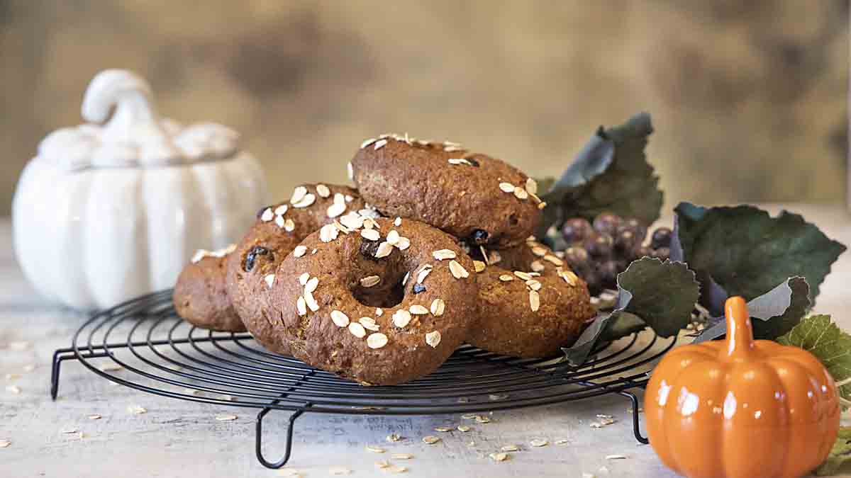 pumpkin bagels