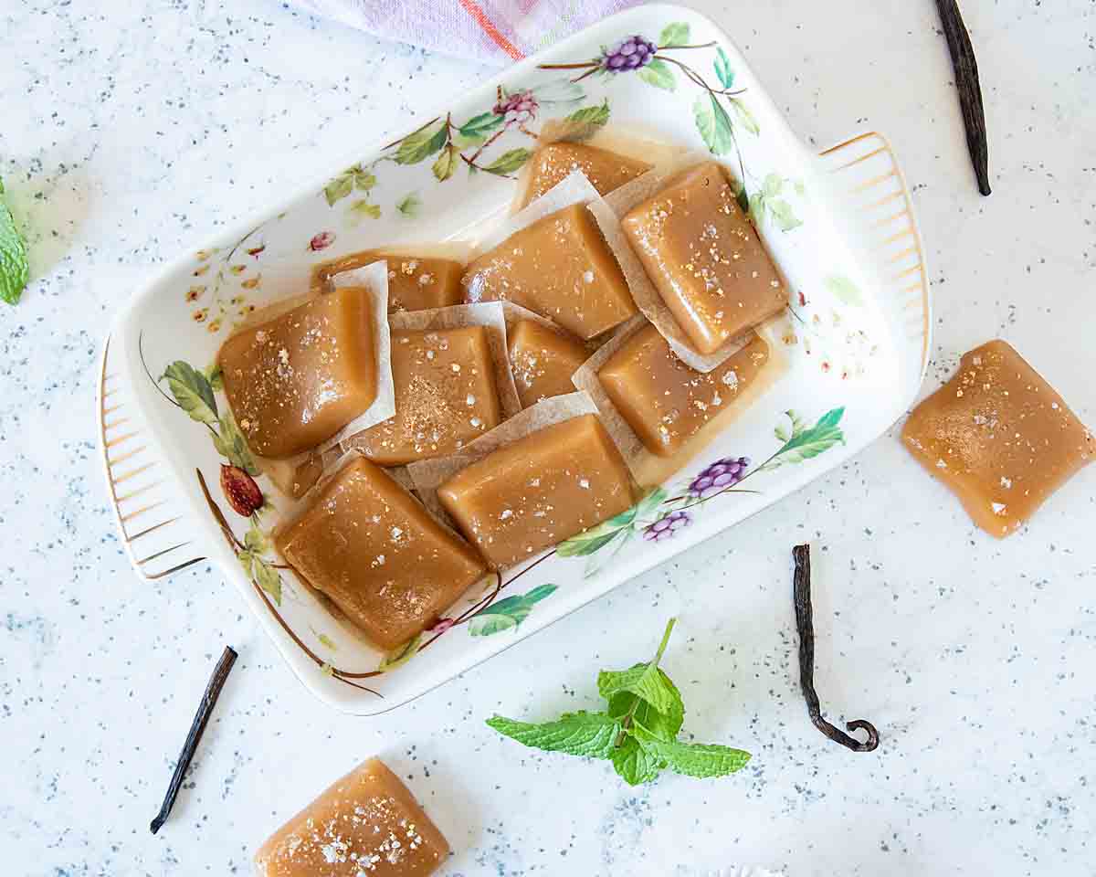 Homemade Salted Caramels