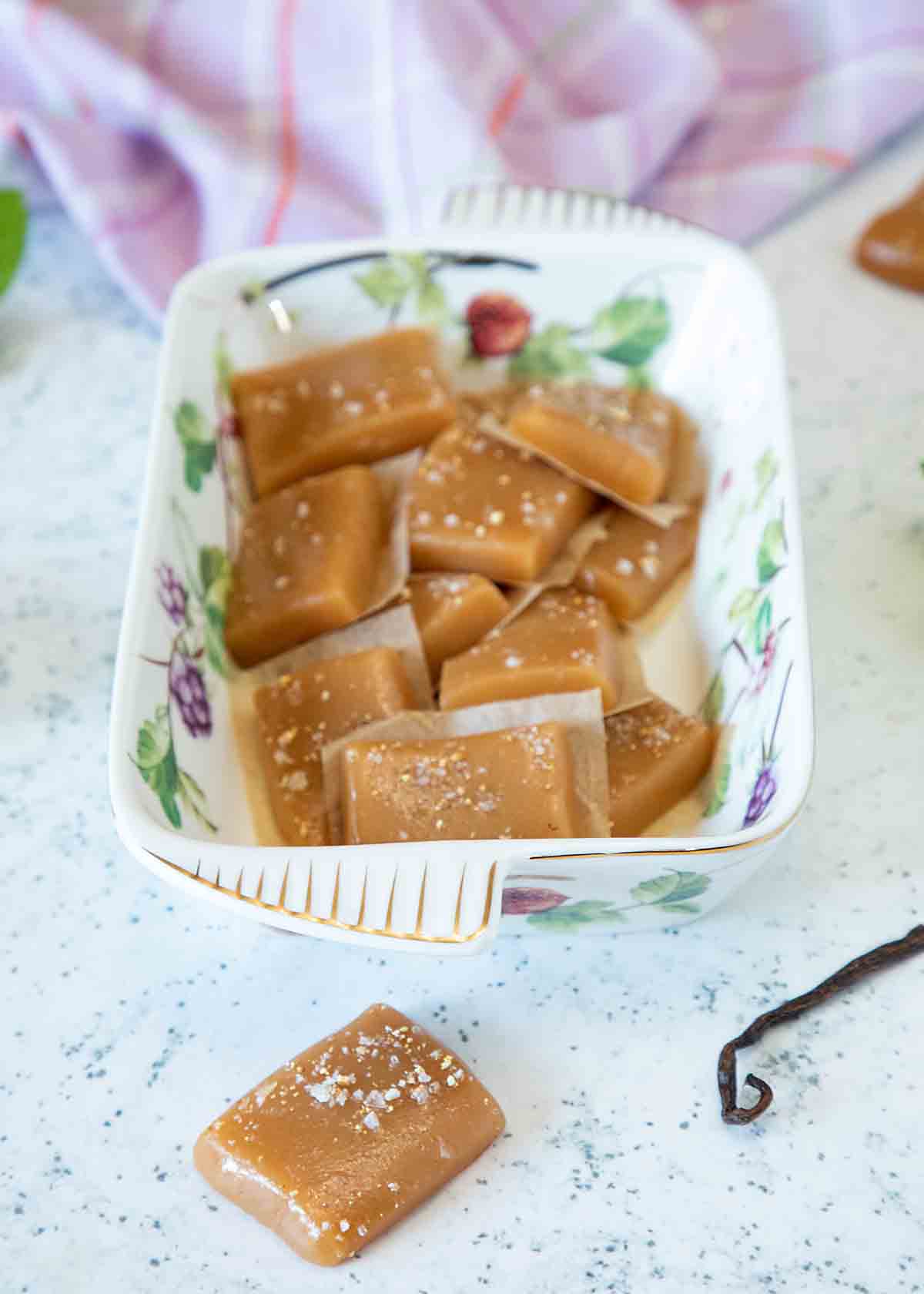 homemade salted caramels