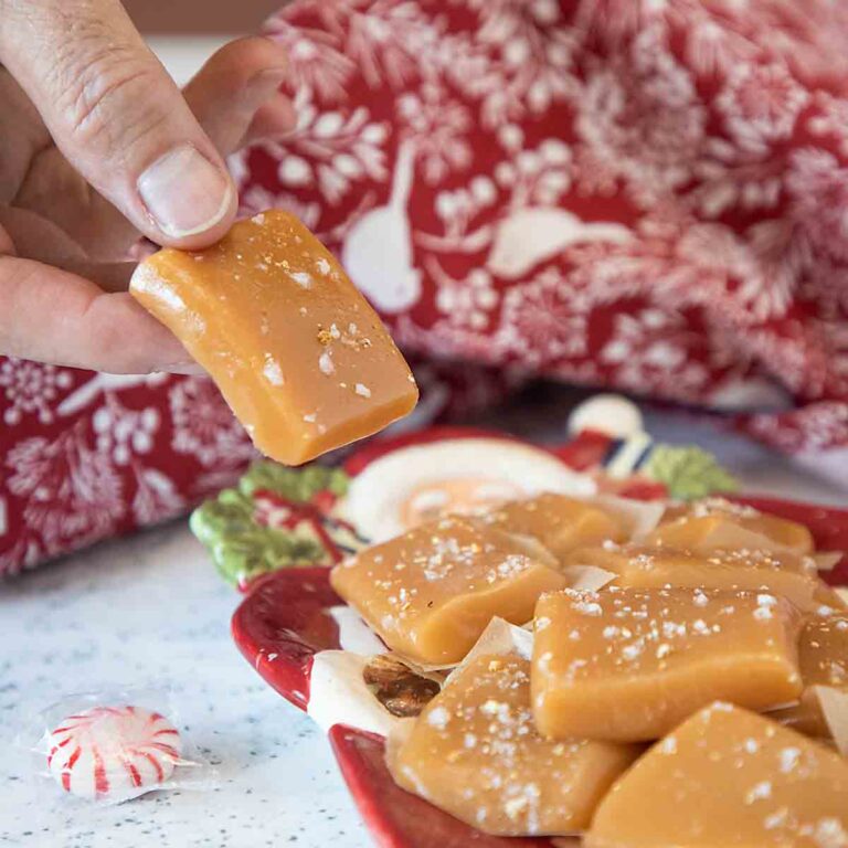 Homemade Salted Caramels