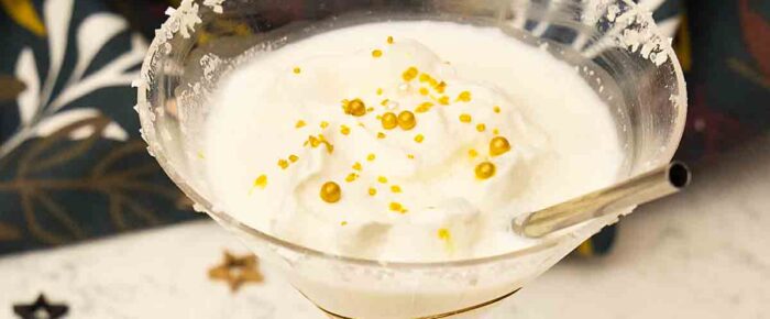 “Bilzzard” White Chocolate Martini