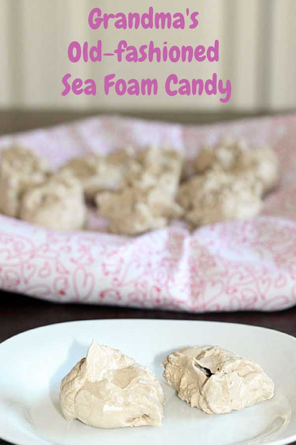 An old fashioned treat, sea foam candy is perfect for holidays and other special occasions. Here are Instructions direct from Grandma--with no corn syrup!