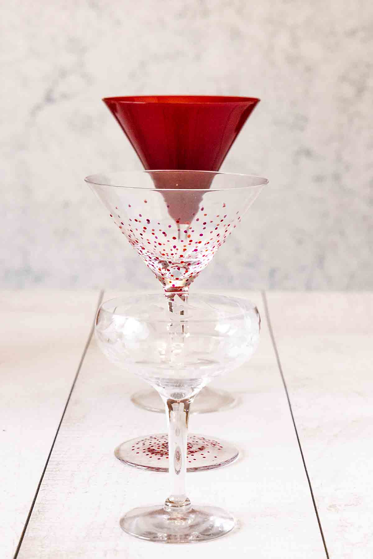 Martini glass options