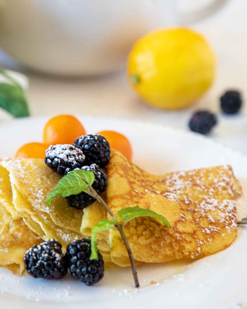 Easiest Crepes with Lemon Curd – Art of Natural Living