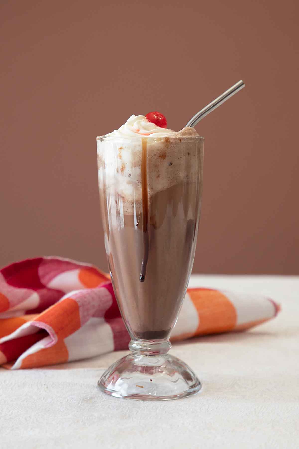 Old Fashioned Cocktail Ice Cream Float - Sweet Life