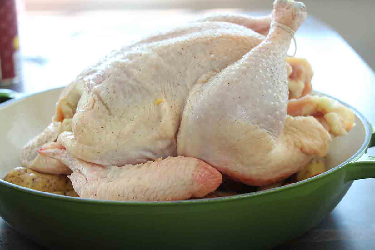 Dutch Oven Roasted Chicken • The Healthy Foodie