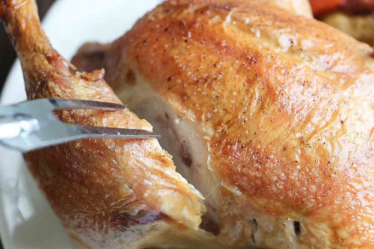 Dutch Oven Roasted Chicken • The Healthy Foodie