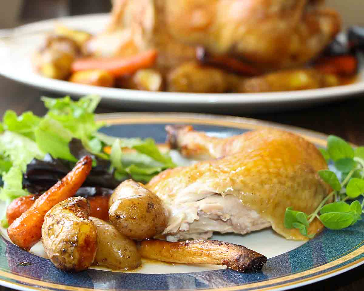 Dutch Oven Whole Roast Chicken Recipe - Smells Like Home