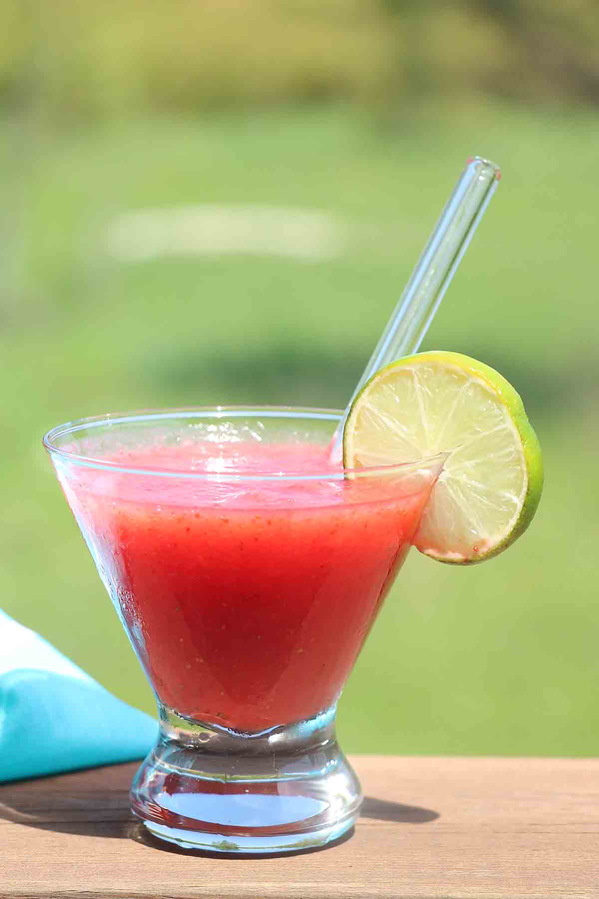 A Natural Strawberry Daiquiri Art of Natural Living