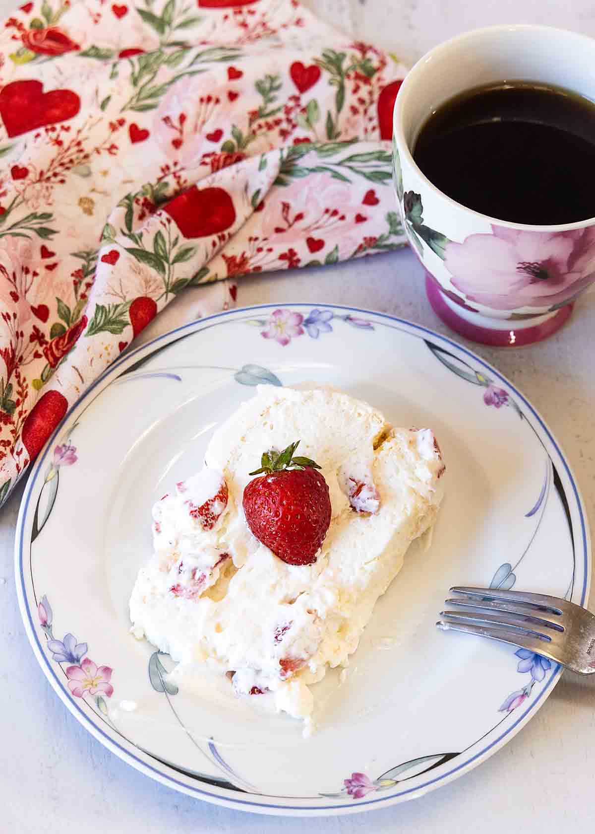 Strawberry Meringue Cake