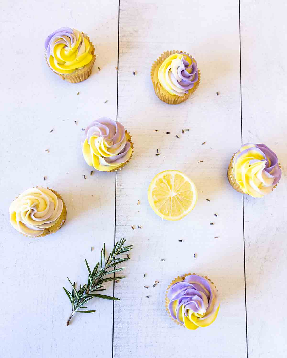 Lemon Lavender Cupcakes