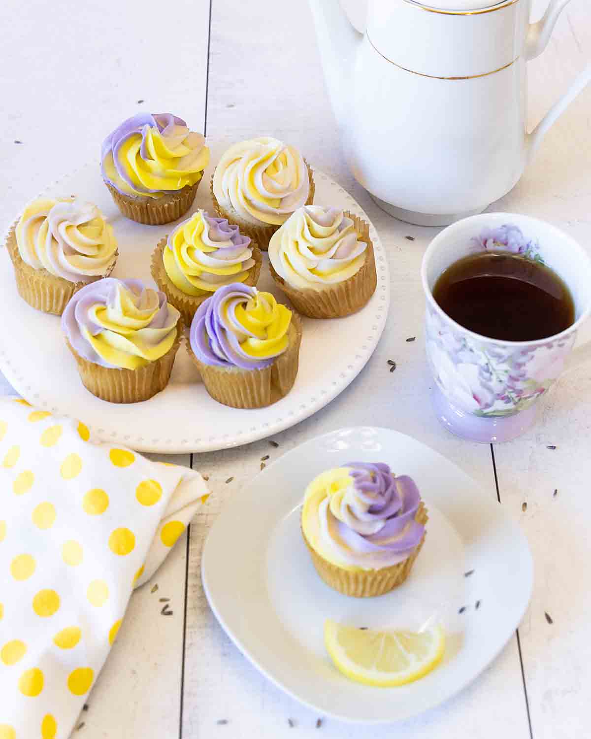 Lemon Lavender Cupcakes