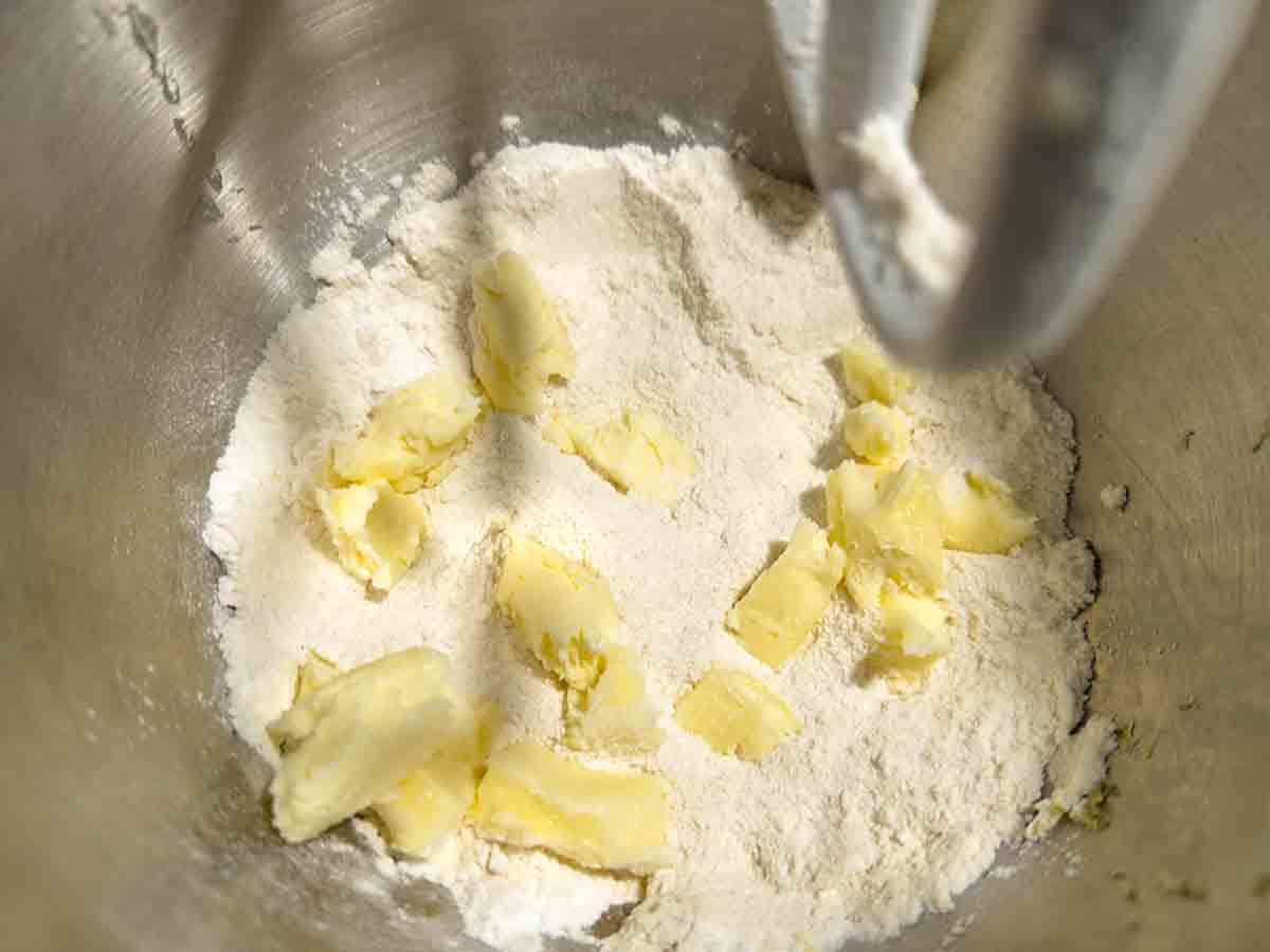 mix in butter