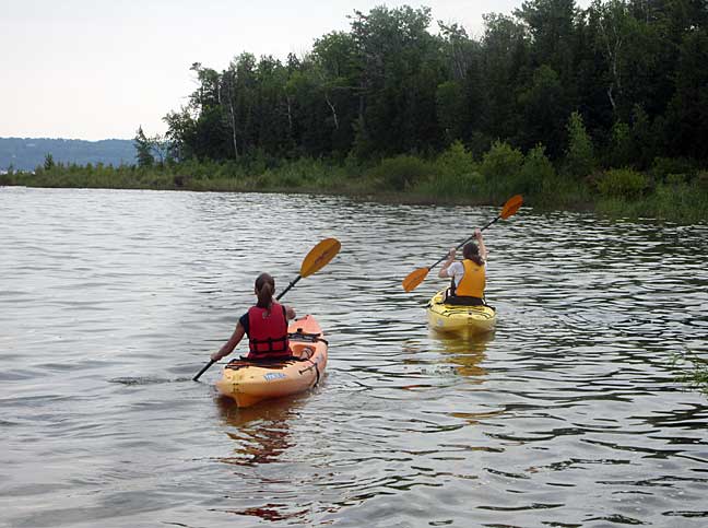 kayaking