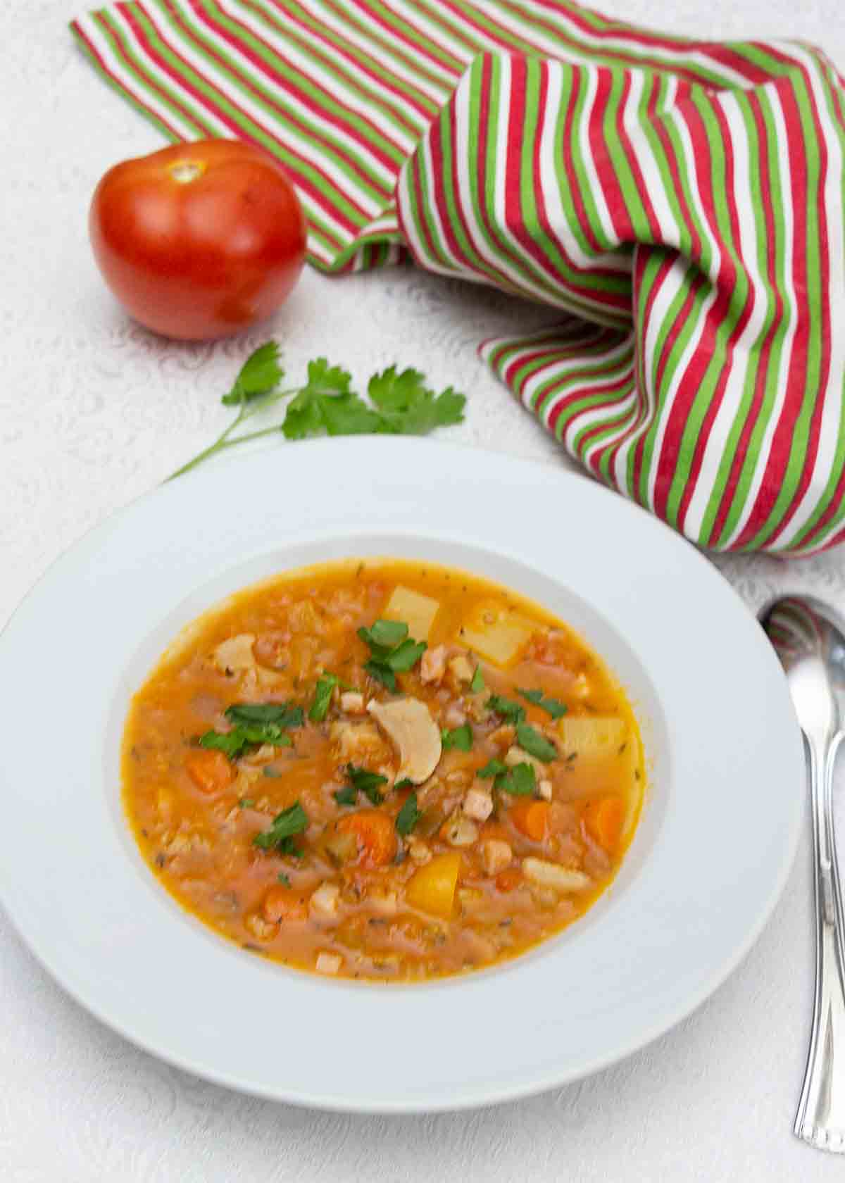 quick manhattan clam chowder recipe