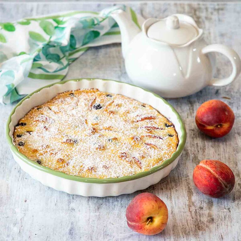 Peach Clafoutis
