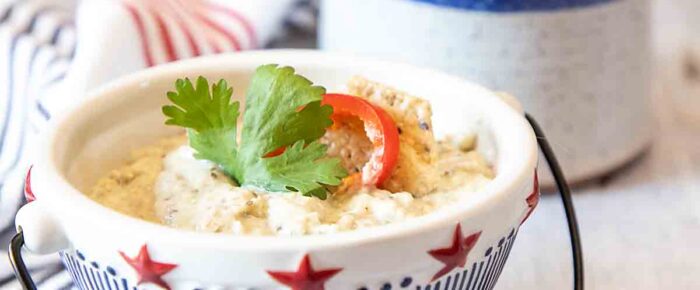 Creamy Eggplant Dip with Goat Cheese