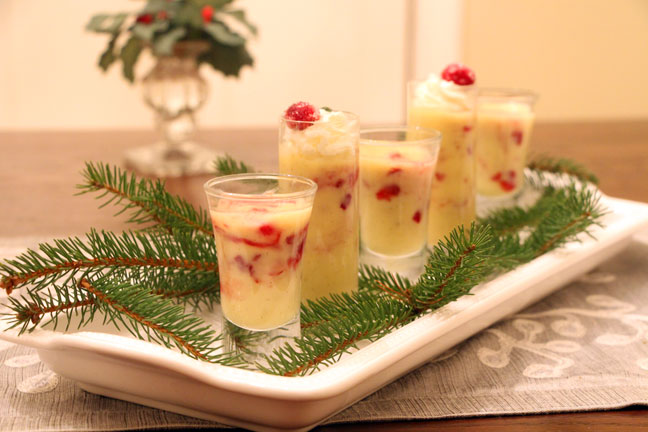 Vanilla Cranberry Cream Dessert