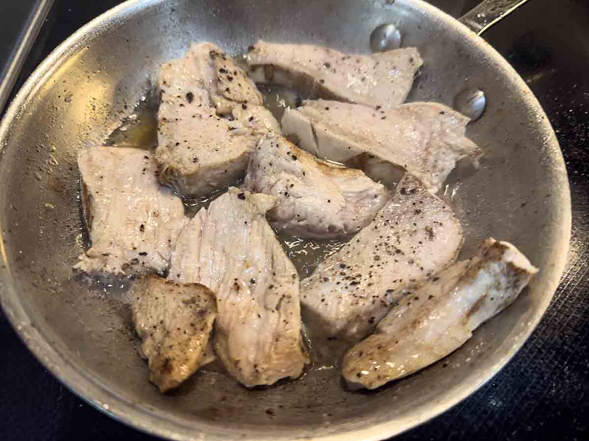 cook chicken if needed