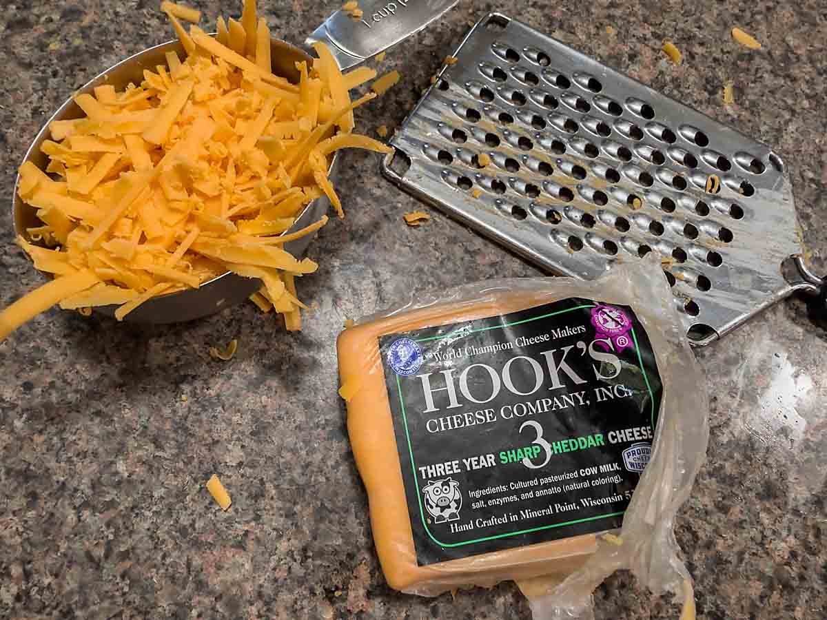 grated cheese