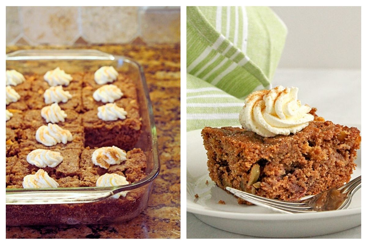Norwegian Apple Cake two ways