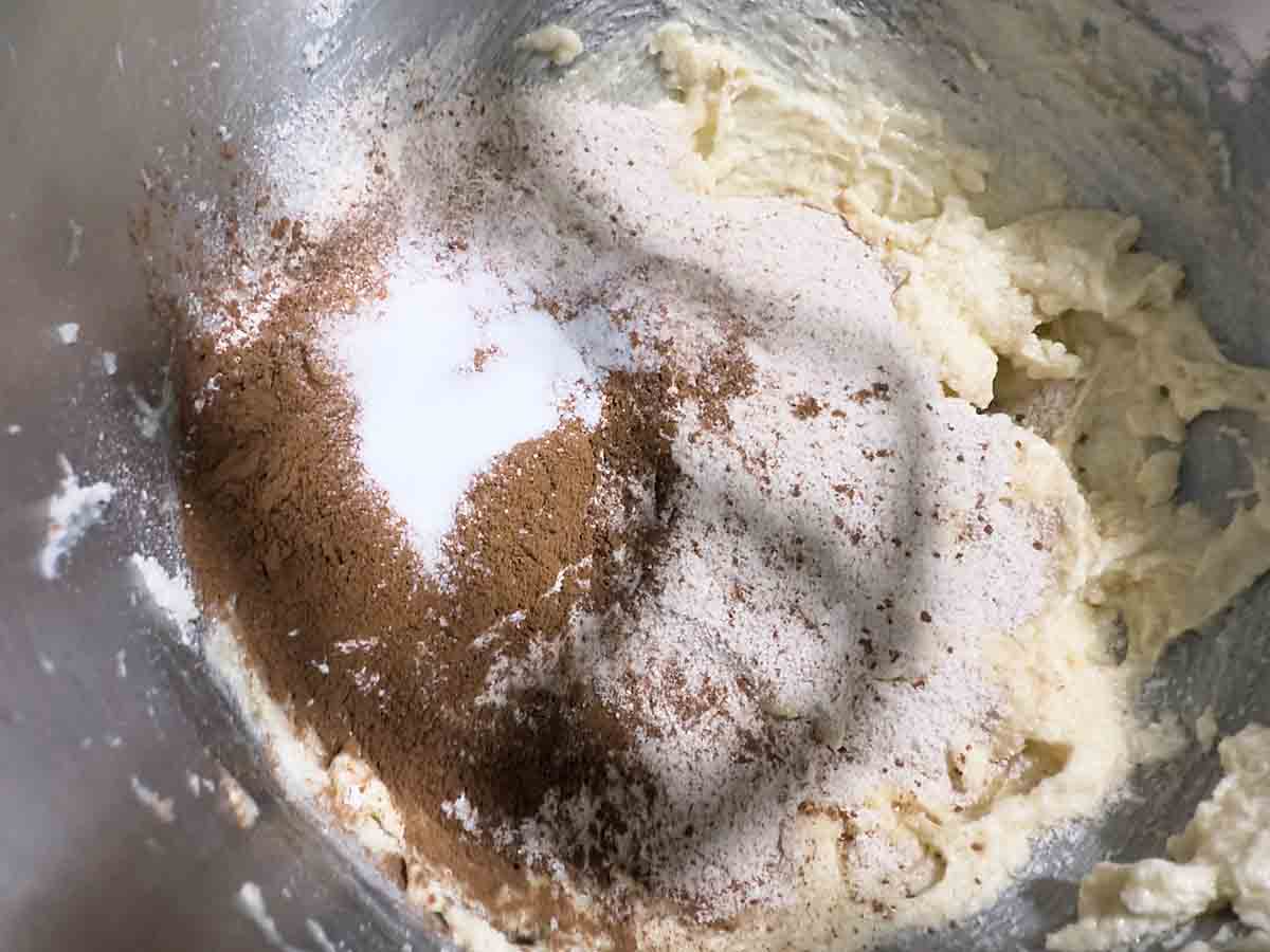 mix in dry ingredients