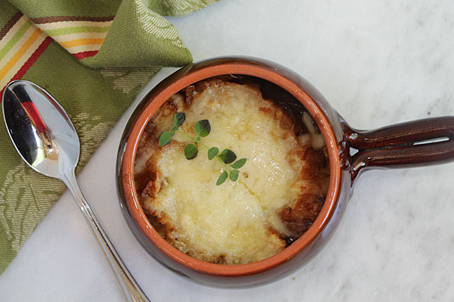 Baked French Onion Soup and Lessons from Dad, Part II