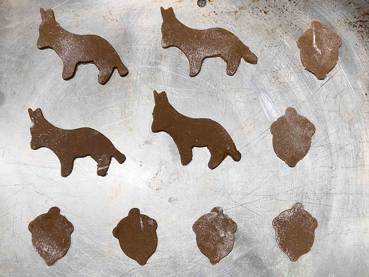 on cookie sheet