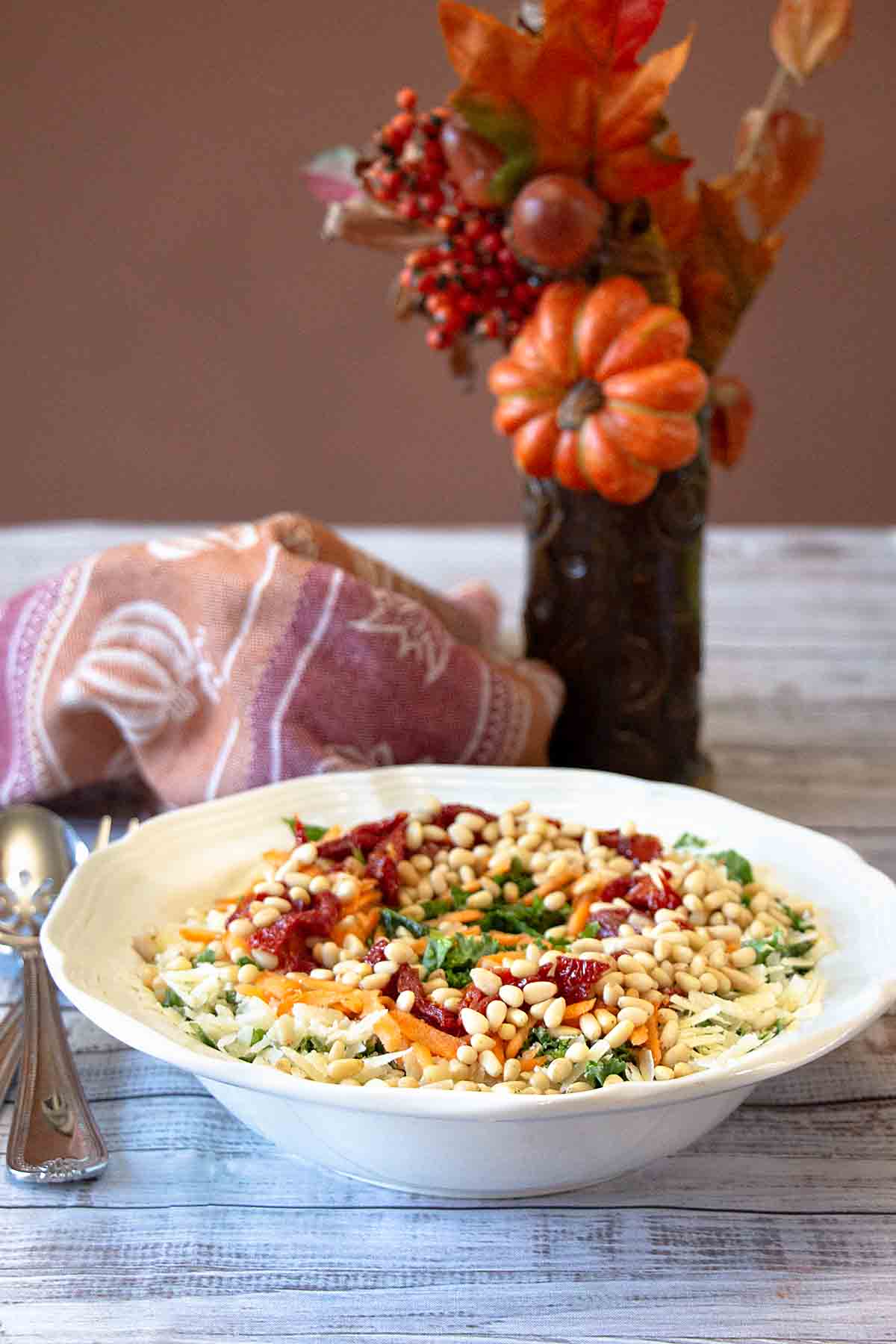 Tuscan Penne with Sun-Dried Tomatoes and Kale - Sweet Cs Designs