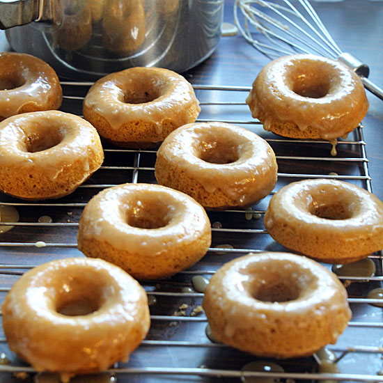 Maple Glazed Whole Wheat Pumpkin Donuts Art of Natural Living