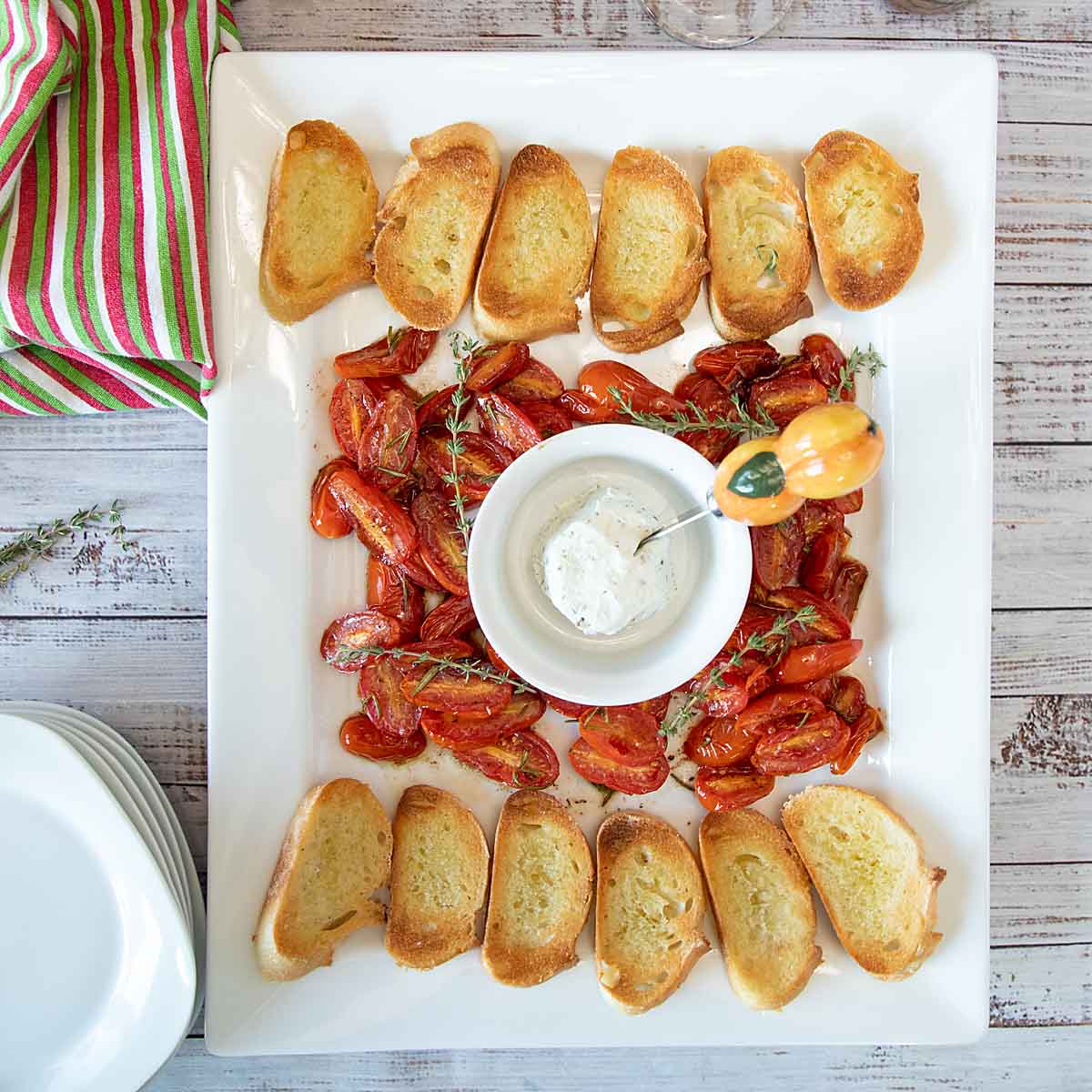 Roasted Tomato Crostini with Goat Cheese – Art of Natural Living