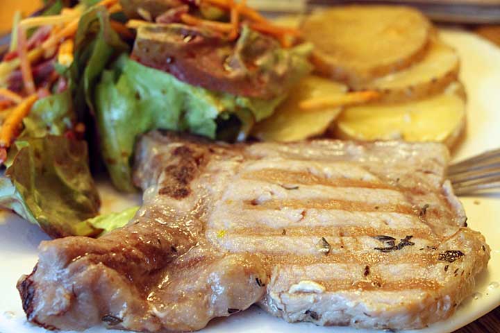 Thyme Marinated Tender Pork Chops