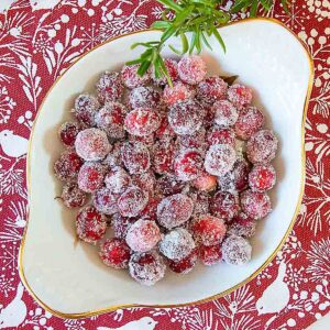 sugared cranberries