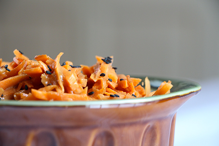 Thai Carrot Slaw Closeup