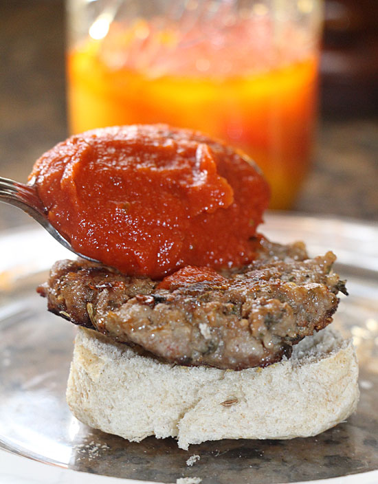 Top Homemade Italian Sausage Sandwiches with pizza sauce